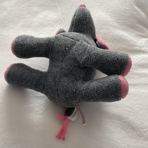 Douglas cuddle toys elephant grey and pink. - Picture 6 of 6